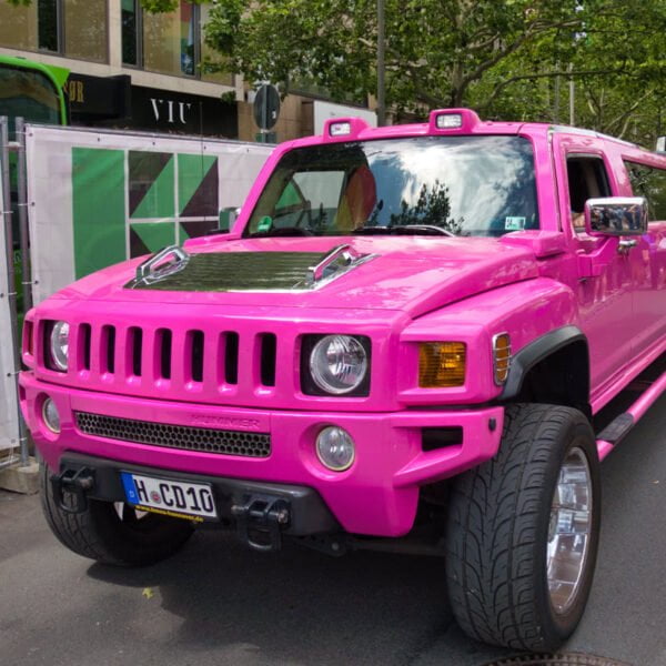 Stretch Pink Limousine